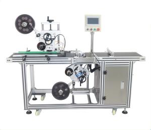 Quality Wood Packaging Auto Double Sided Labeling Machine for Carton Assembly Line Production wholesale