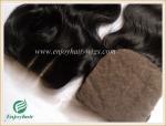 Silk top closure 4''x4'' malaysian virgin hair natural color body wave 10''-24'