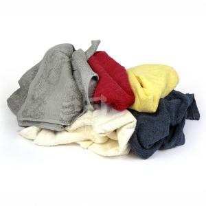 Quality Free sample Super Absorption Cut 100% reused color cotton rags high cotton terry cotton rags bulk terry towel rags wholesale