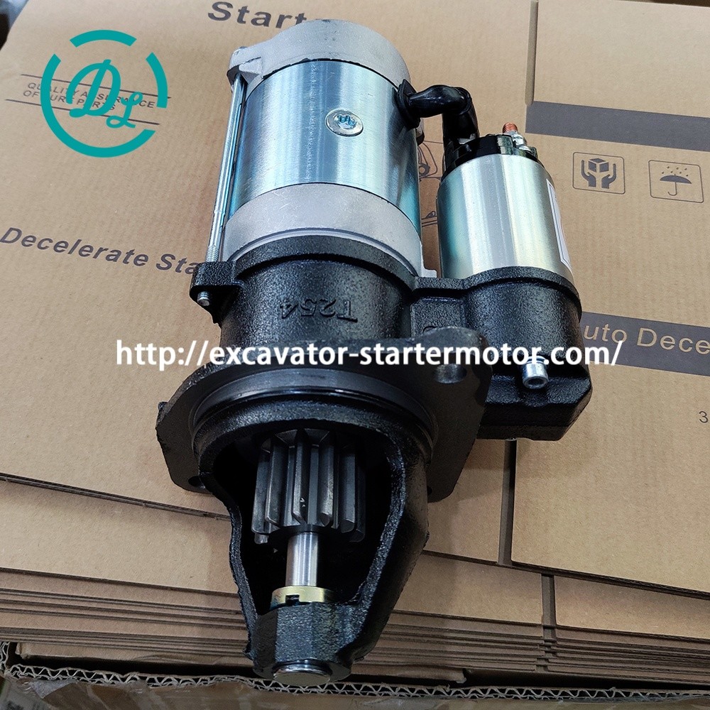 Excavator Starter Motor QDJ254 QDJ2692 Yuchai 4108 Engine 24V 11 Teeth