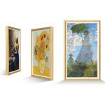 Indoor Crude Wood Wifi Digital Photo Frame 21.5 Inch 250cd/M² Brightness