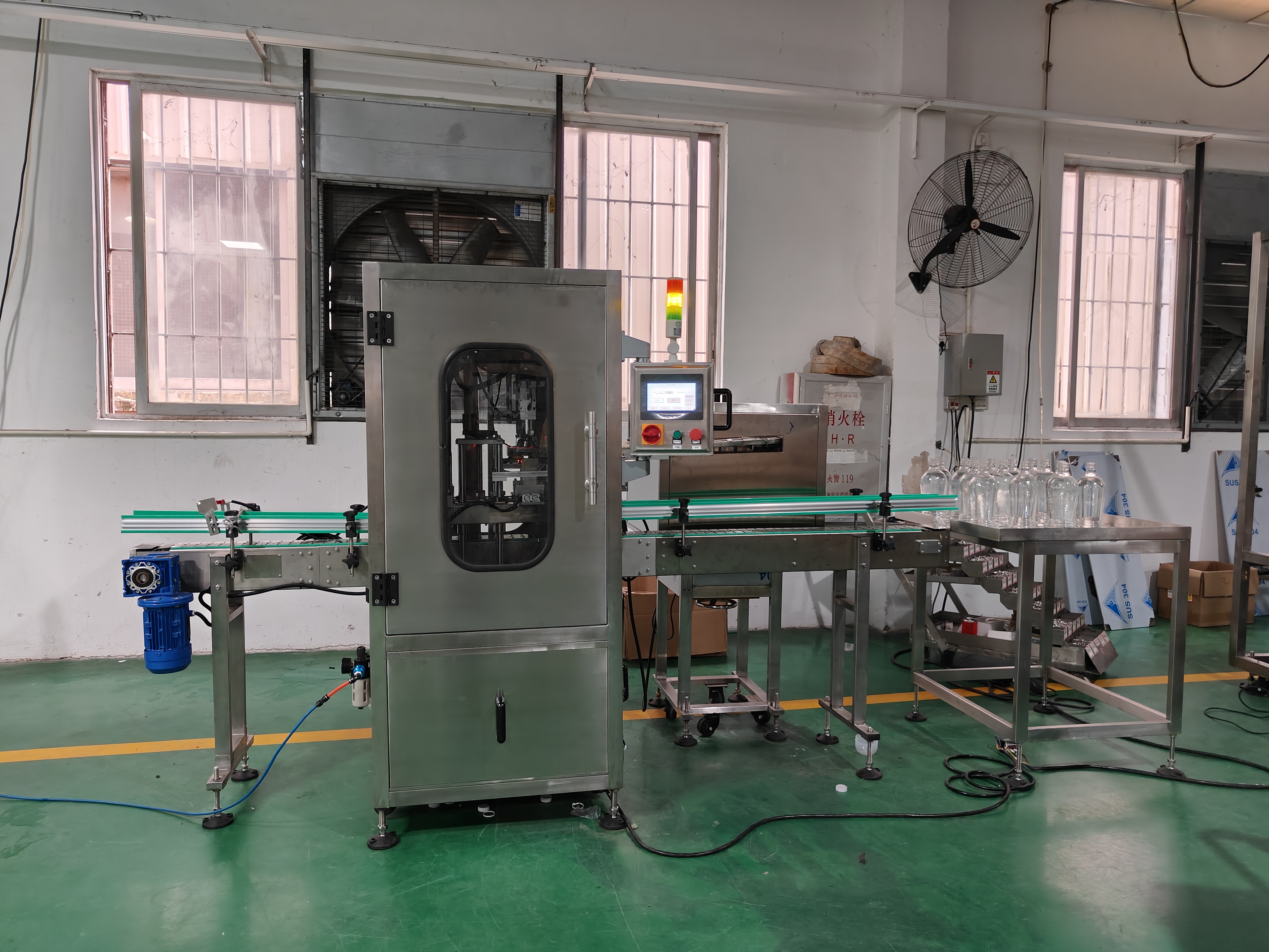 speed single-head capping machine with customizable head size and controllable torque