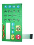 Rubber Silicone Molded Membrane Switch Panel Graphic Overlay For Home