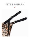 Sexy Womens Underwear G String Leopard Girls Low Waist Panties Slutty Thin Shine
