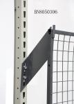 Dropping Preventing Heavy Duty Metal Brackets Pallet Rack Parts 4.5 Lbs Weight