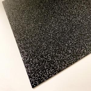 Quality Lightweight Black Glitter Acrylic Sheet 8mm For Handbag Decoration wholesale