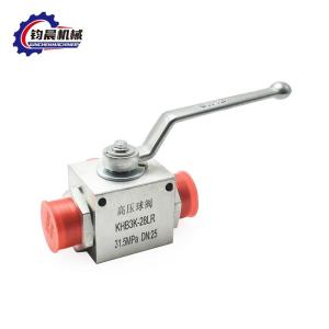 Quality Gas/Water/Oil Media High Pressure Hydraulic Ball Valve KHB3K-28LR with Internal Thread wholesale