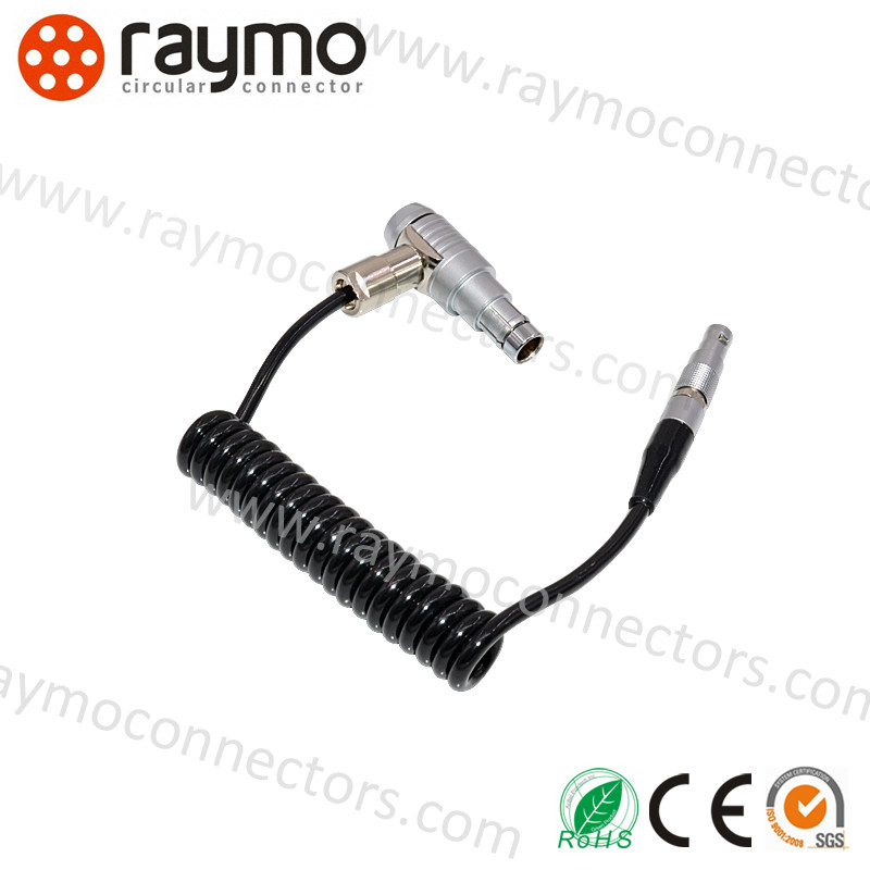 0.5m Cable 00B M9 FHG Right Angle Connector 5000 time push pull