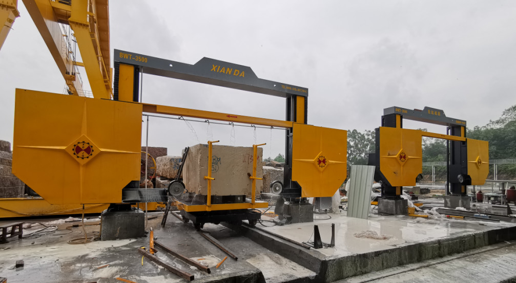 Max Processing Size 3500*3500*2100mm Diamond Wire Saw Machine For Heavy-Duty Cutting