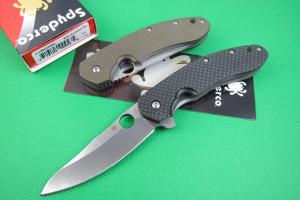 Quality Spyderco knife CT.156 (black handle) wholesale