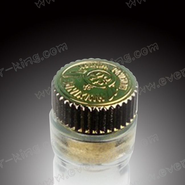 Pantone Custom Metal Glossy Spirit Bottle Closures