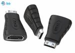 Gold Plated HDMI Mini Converter , A Female To Mini Male HDMI Adapter