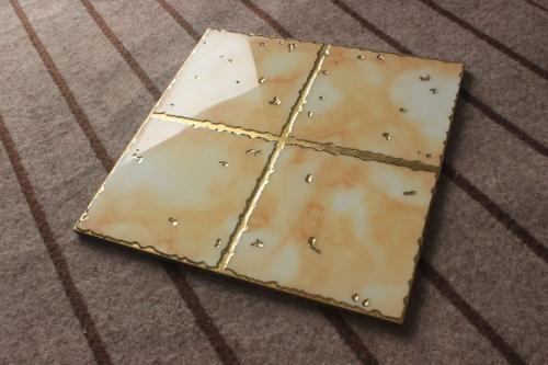 Decorative Dishes Fitting Floor Tile Golden Color PVD Vacuum Coating Machine/ Ceramic Coating Machine