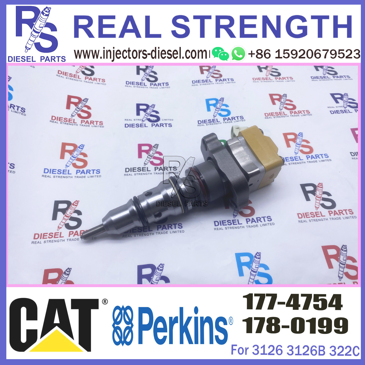 3126B Diesel Fuel Injector 1417837 1774752 1774754, 3126 Engine Nozzle 141-7837 177-4752 177-4754