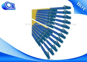 Quality Waterproof LC SM Tactical Military Fiber Optic Cable Black With LC Connector wholesale