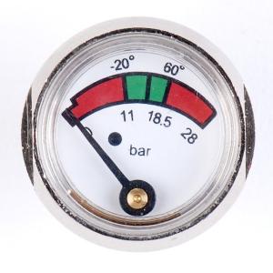 Quality 1 Inch 25mm Diaphragm Pressure Gauge Fire Extinguisher With Chrome Plated wholesale