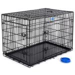 Puppy Metal Dog Kennel Fence Garden Easy Hand Carried Tightly Closed Door