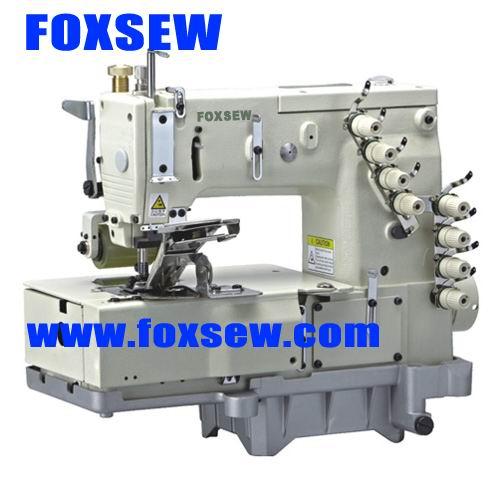4-needle flat-bed double chain stitch sewing machine(for shirt fronting)