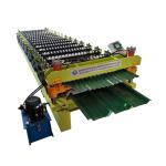 PLC Controlled Automatic Trapezoid Corrugated Metal Roof Ibr Sheet Roll Forming