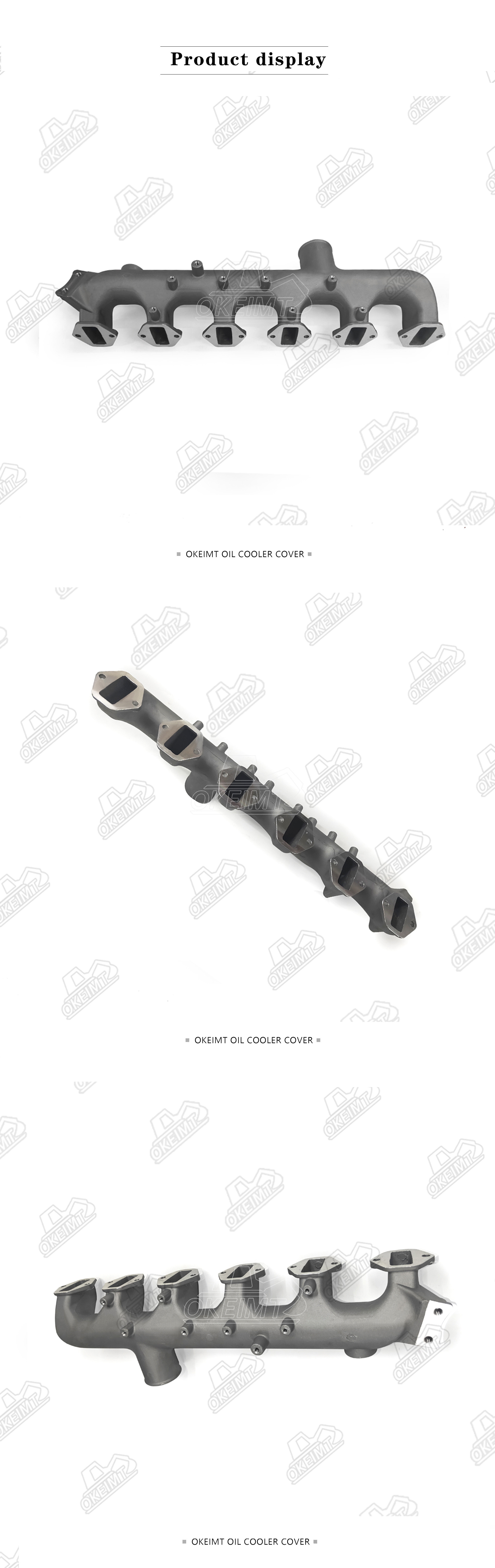 New Exhaust Manifold ME088908 for Komatsu 6D34 6D31 SK200-6 SK230-6 HD820 HD823