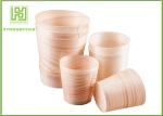 Pine / Poplar Wooden Sushi Boat / Cups For Restaurant Different Shape Size