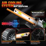 H4 9006 9005 Led Headlights 4300k Color Temperature 32V Voltage