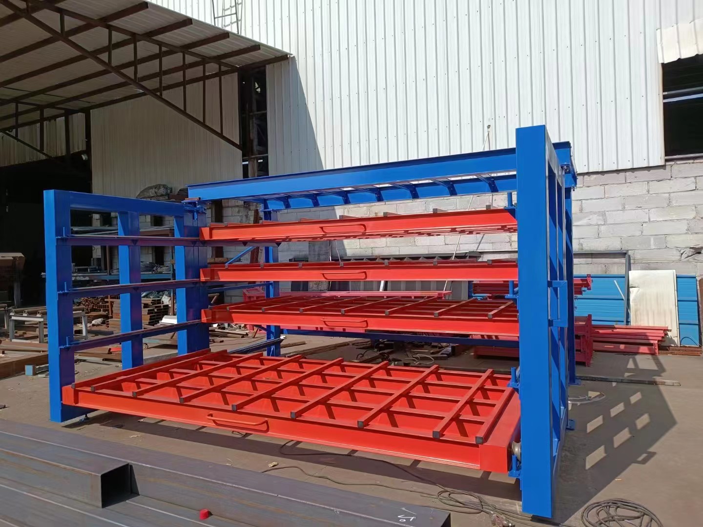Drawer Racking 6 Layers Heavy Duty Rack System Steel Pallet Racking For Warehouse