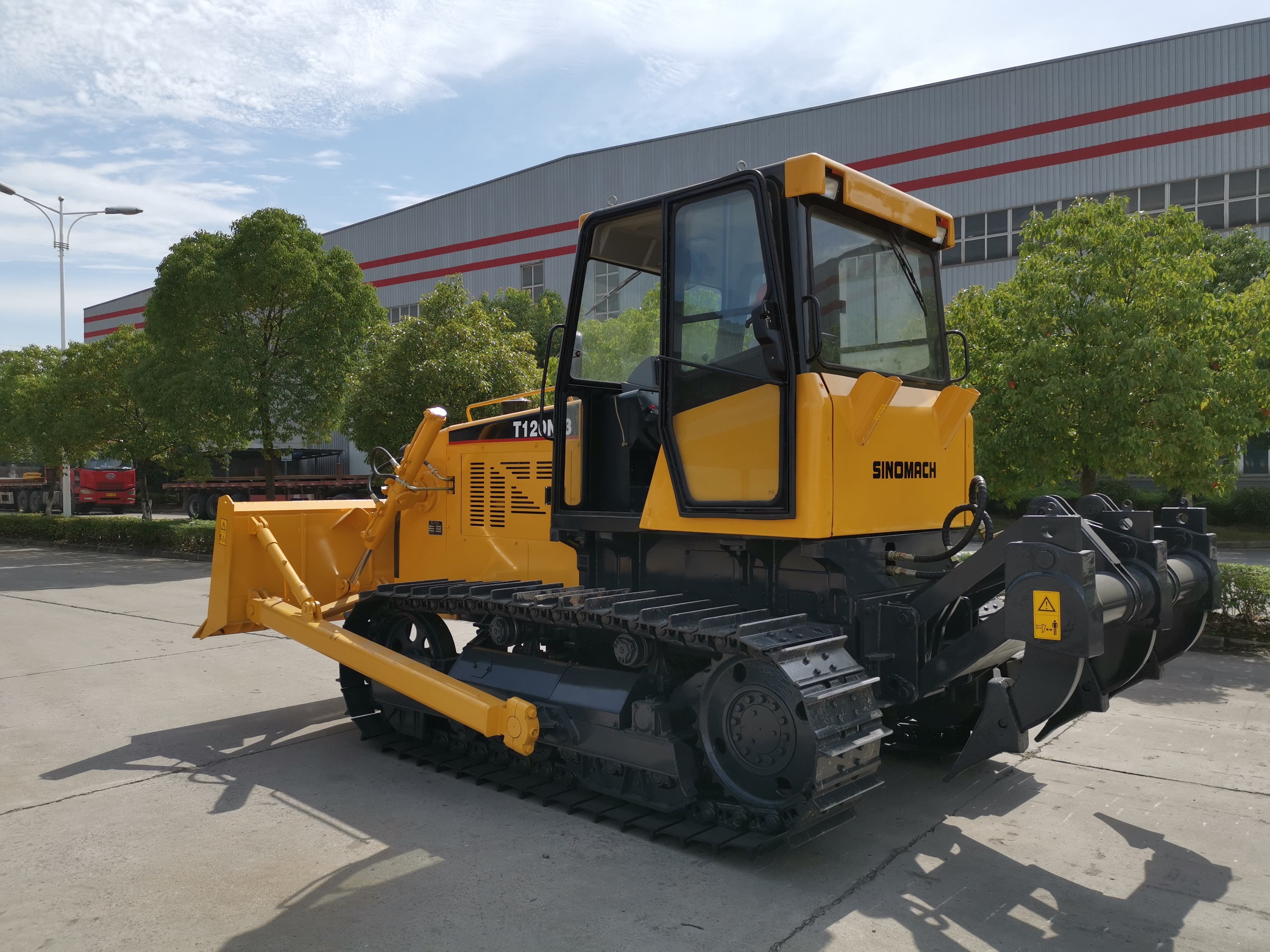 T120N-3 Crawler Bulldozer 10 Ton Engine Power 81KW 2300r/min