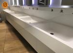 Easy Repairable Solid Surface Wall Hung Basin 10 Years Warranty