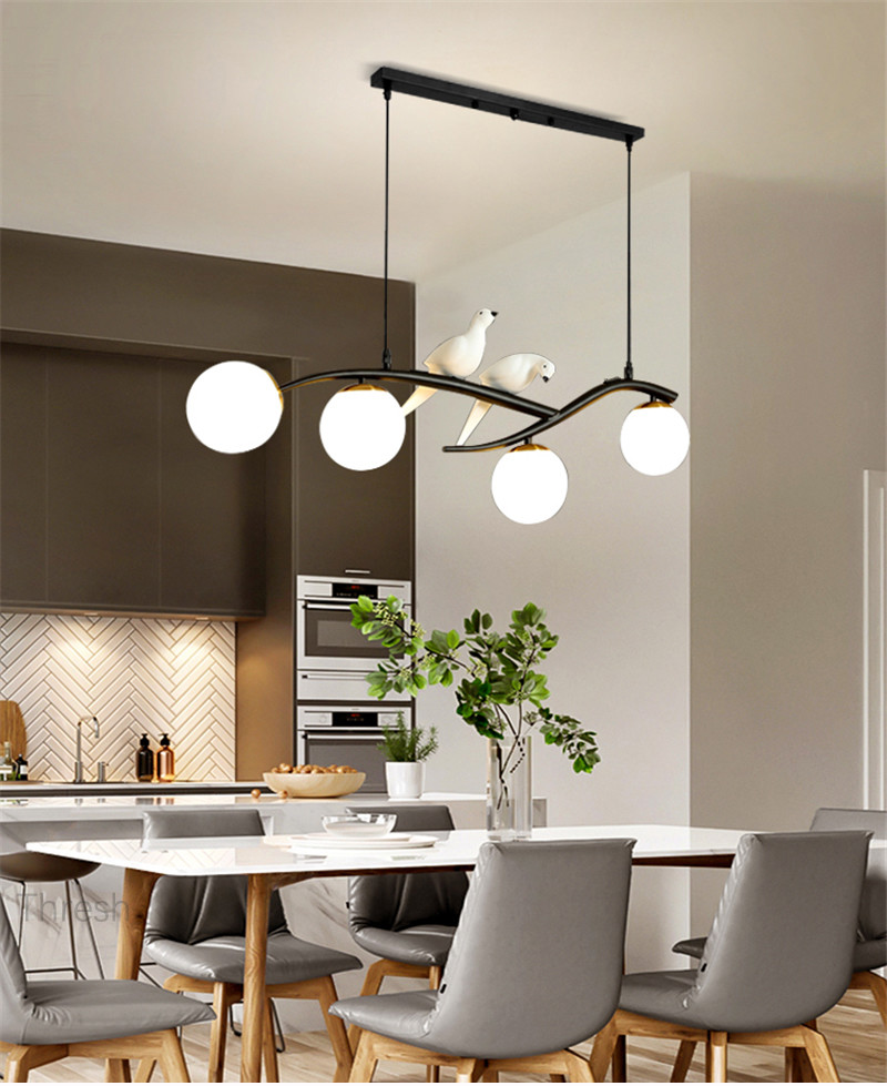 Black European Nordic Chandelier Lights Bird Chandelier Lighting（WH-MI-442)