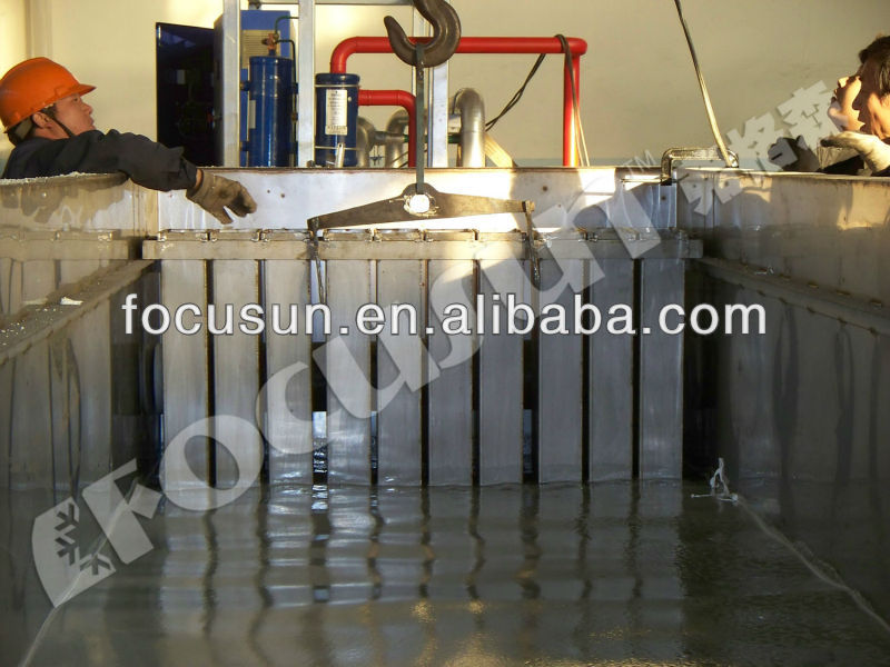 50 Tons Per Day Ice Block Making Machine with Compressor and R22 or R404A Refrigerant