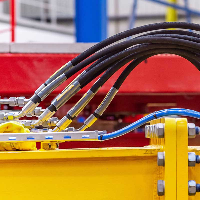 Hydraulic Oil Hose Resistant To Hydraulic Fluid Aging High Impulse Resistance