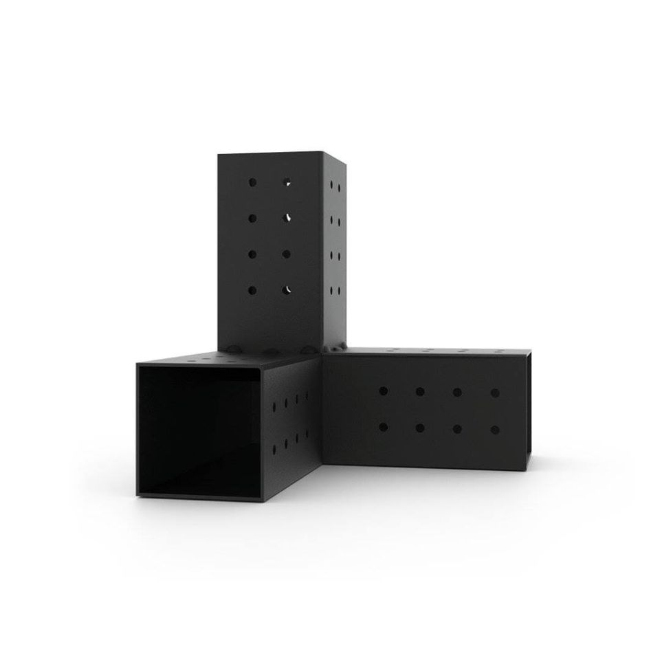 Stamped Steel Brackets Elevated Wood Stand Kit for 4x4 Lumber ISO9001 2015 Certified
