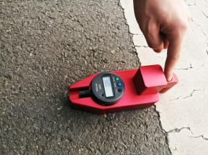 Quality Red Pavement Markings Thickness Checking Gauge Dry Battery wholesale