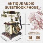 Vintage Retro Style Video Guest Book Wedding Charging Phone Recording For
