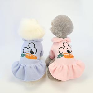Quality Comfortable Cute Dog Winter Dress XS XL Polyester Pet Skirt Cat Winter Clothes wholesale