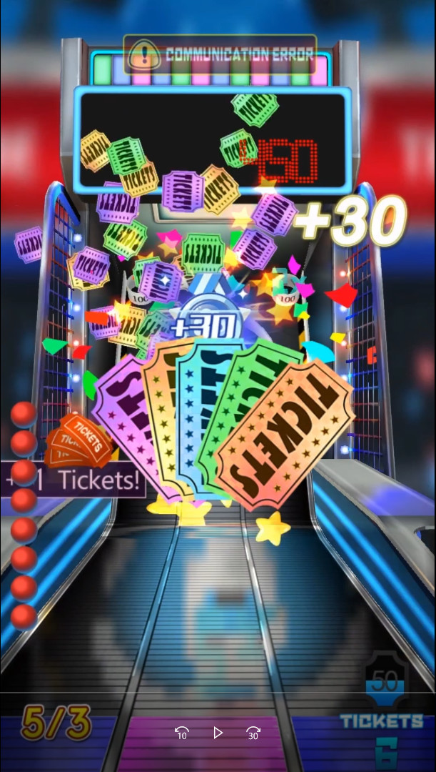 Arcade Bowling Ticket Redemption Game Machine Coin Operated Customized Power