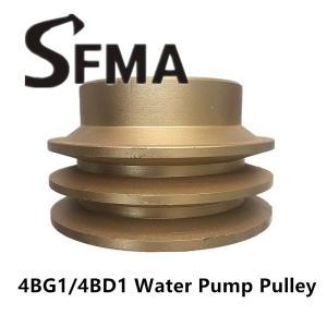 Quality 2 Groove OD128 4BG1 4BD1 Water Pump Engine Fan Pulley wholesale