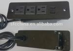 USB Charging 5v 2.4a &1A Desktop Socket / Tabletop Socket /stainless steel of
