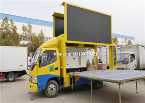 Quality High Brightnessled Advertising Truck With Stage , Mobile Digital Billboard 1 Year Warranty wholesale