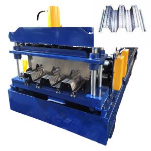 Quality Galvanized Steel Metal Deck Roll Forming Machine 15kw 380V wholesale