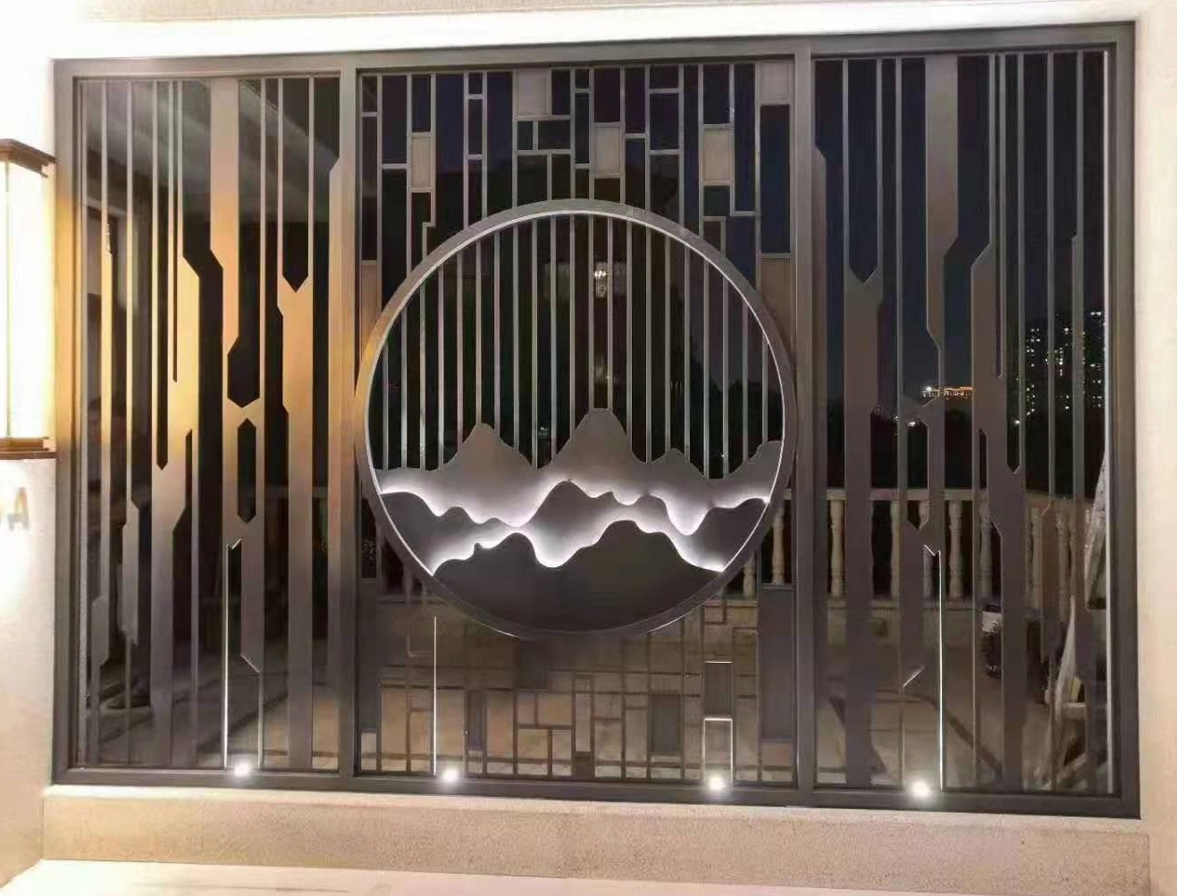 Custom Made Indoor Creative Backdrop Background Panel Stainless Steel