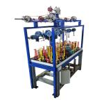 Spindles / Carriers Stainless Steel Horizontal Braiding Machine for Data Cable