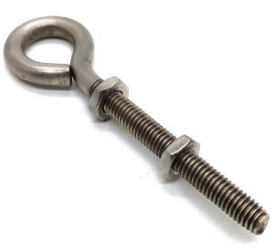 Quality Metric Stainless Steel Eye Bolts With Ring Zinc Plate Surface 4.8 Grade wholesale