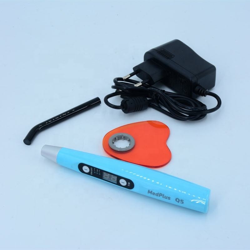 Portable DC 5V 1A Dental Curing Light Multicolor Wave Length 385-515nm