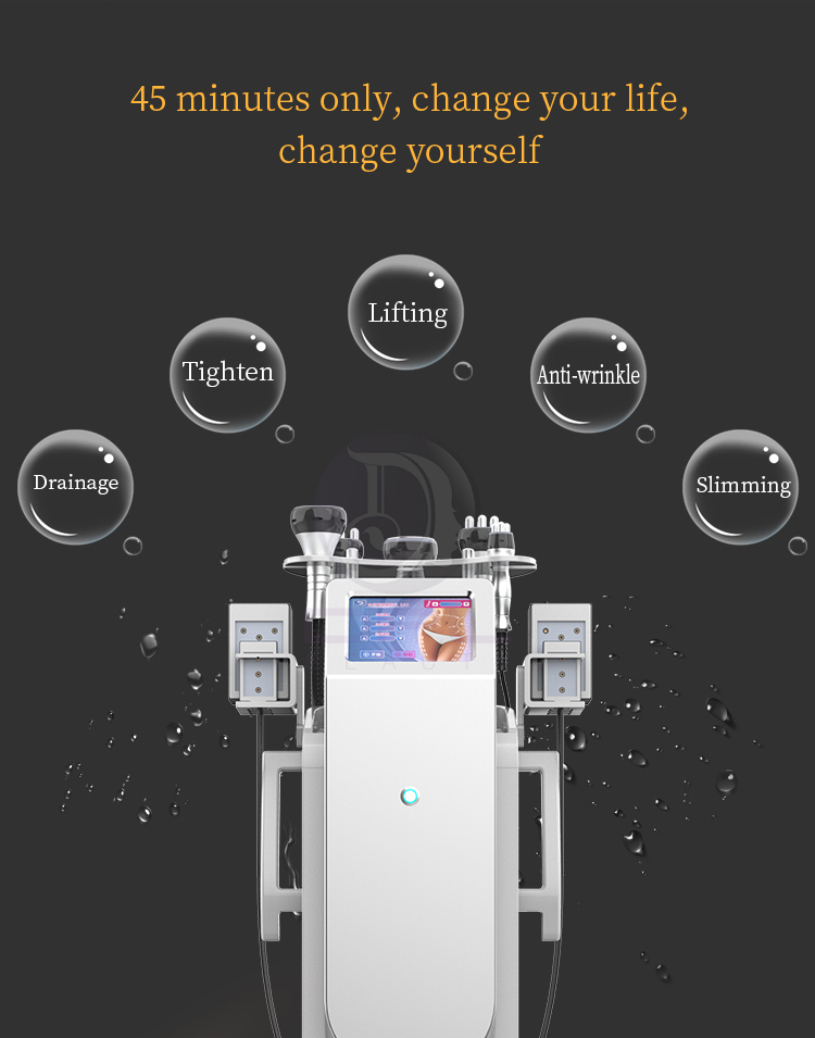 Guangdong Laser Technology DPL Popular latest s-shape cavitation 40 et 80 et radiofrquence slimming machine lipocavitation