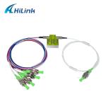 FSW 1x4 Optical Switch SM 1260 ~ 1620nm 900um Non Latching FC / APC Connector
