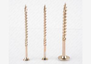 Quality Zinc Wood Deck Screws 40mm 80mm Exterior Partical Thread CSK Head wholesale