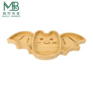 Quality Halloween Bamboo Bat Shape Dinner Plate wholesale