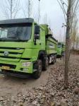 Howo 380 Dump Truck Used 8x4 380HP Second Hand Dump Trucks Green